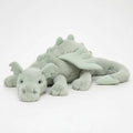 Large Soft Rainbow Dragon Plush Toy - Sky Flying Stuffed Animal Pillow Gift