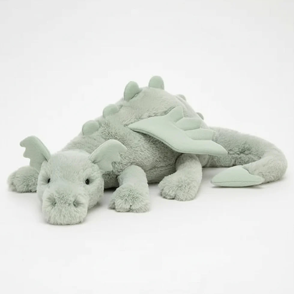 Large Soft Rainbow Dragon Plush Toy - Sky Flying Stuffed Animal Pillow Gift
