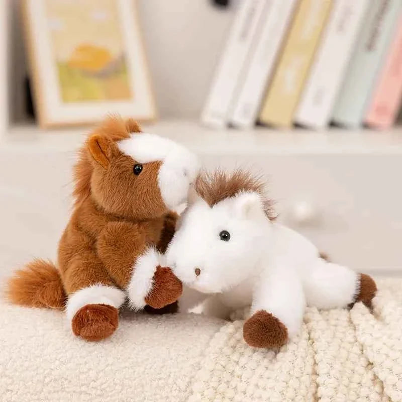 Kawaii Cartoon Plush Wrist Rest Doll (7 in) - Horse, Duck, Cow, Frog Stuffed Animal Office Companion