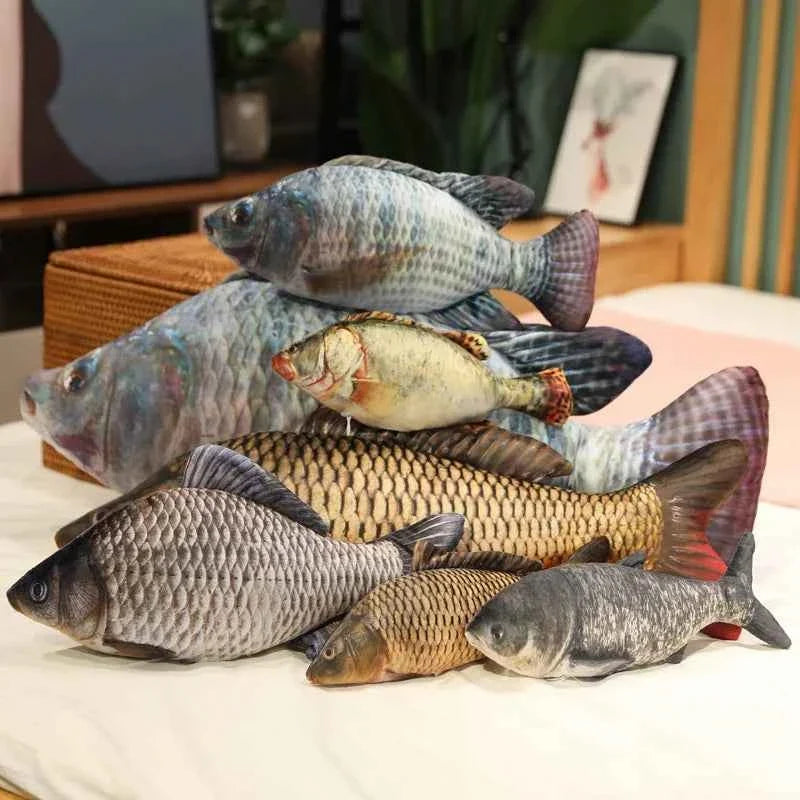 Giant Funny Carp Fish Plush Pillow (11.8-39.4 in) - Soft Simulation Sleep Cushion Gift