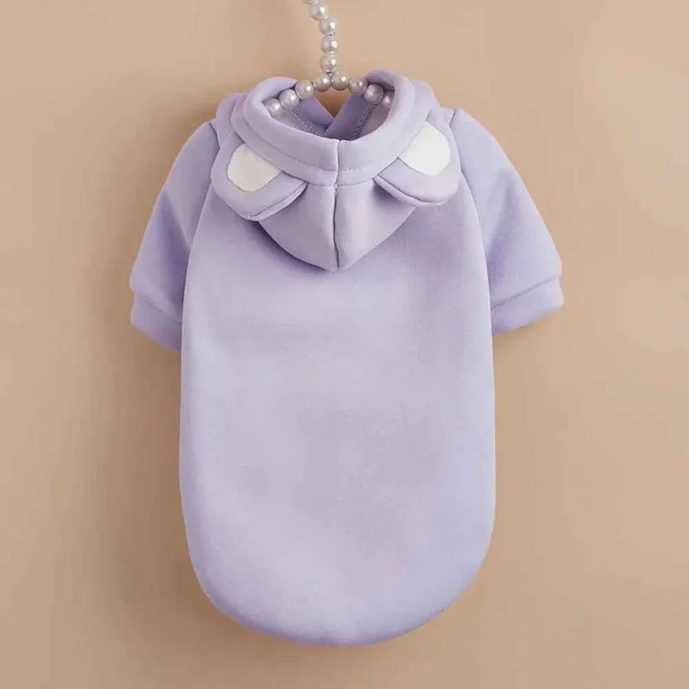 Cute Hairless Cat Hoodie Sweater – Warm Sphynx Pet Clothing