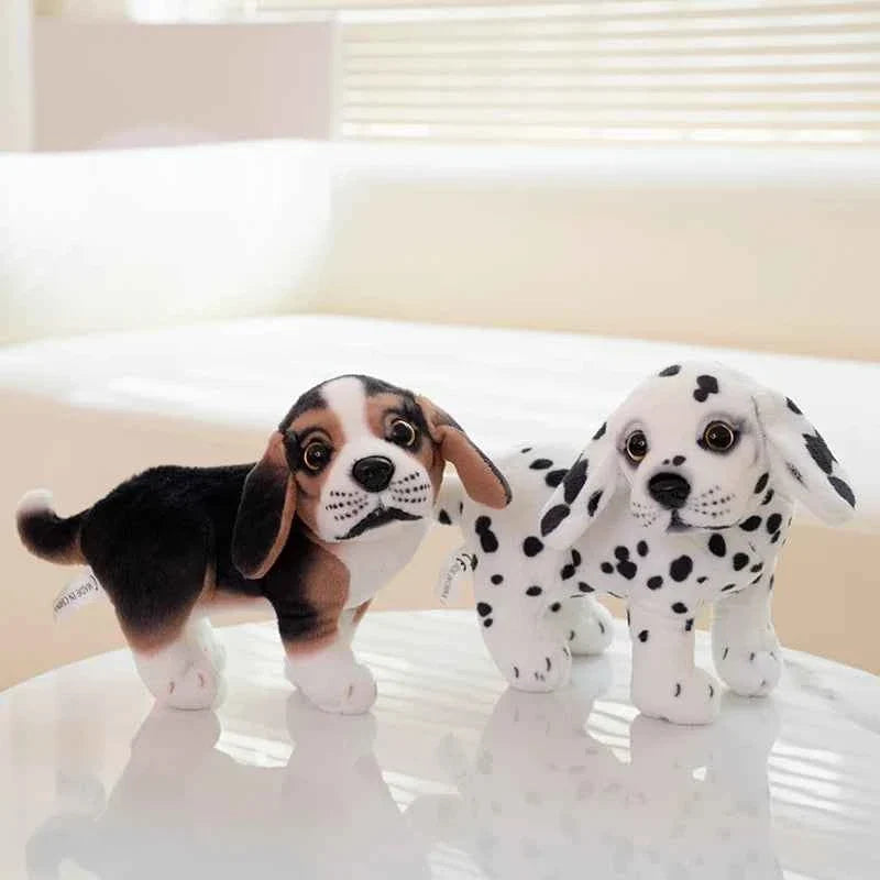 Kawaii Plush Dog Soft Toy (7.9 in) - Dalmatian/Bulldog/Chihuahua Stuffed Animal Gift
