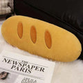 Kawaii French Baguette Plush Pillow - Cute Cheese Stuffed Doll Room Decor Gift