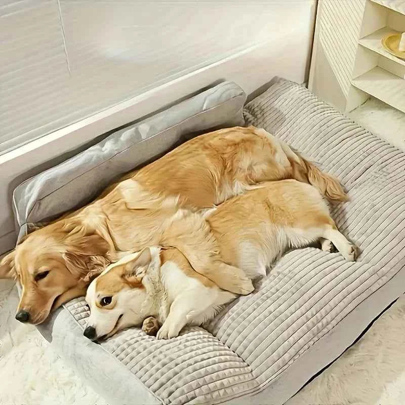 Human Size Dog Bed – Large Cooling Mattress Sofa for Adults and Pets