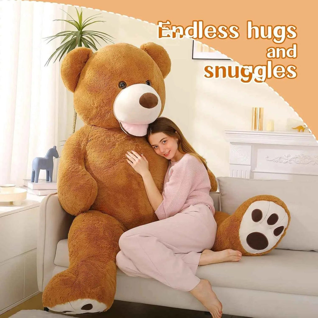 Giant Teddy Bear Plush – 6 Feet Tall Human Size Stuffed Animal