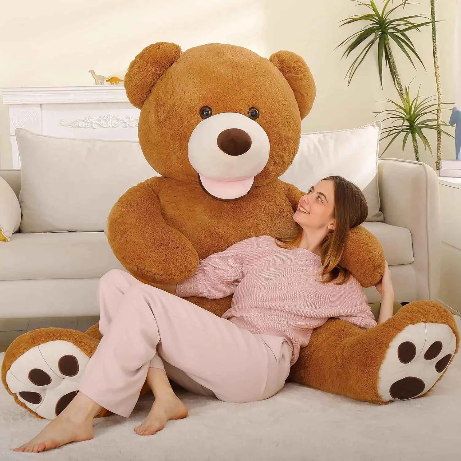 Giant Teddy Bear Plush – 6 Feet Tall Human Size Stuffed Animal