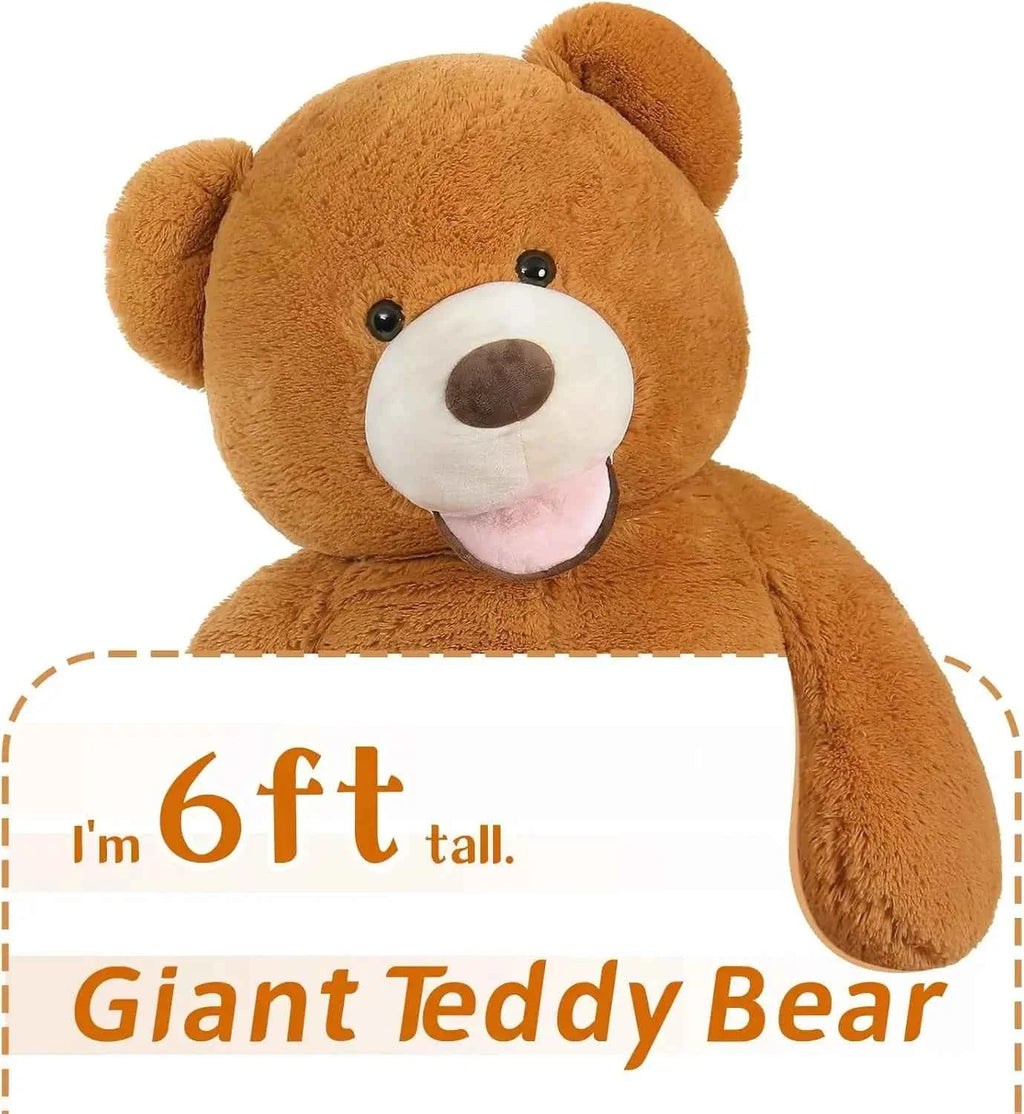 Giant Teddy Bear Plush – 6 Feet Tall Human Size Stuffed Animal