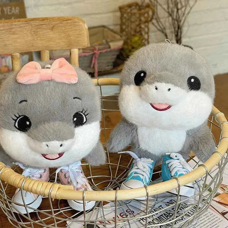 Viral Brainrot Shark Plush Doll (9.1 in) - Shoe-Wearing Telalaero Stuffed Toy Gift