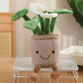 Cute Simulated Flower Plush Doll (4/13.8 in) - Cartoon Anime Backpack Pendant & Pillow Gift