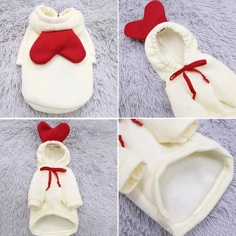 Cute Fruit Dog Hoodie – Warm Fleece Pet Jacket for Small Dogs