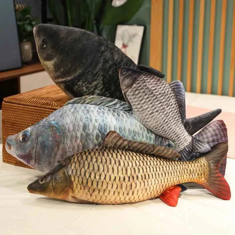 Giant Funny Carp Fish Plush Pillow (11.8-39.4 in) - Soft Simulation Sleep Cushion Gift