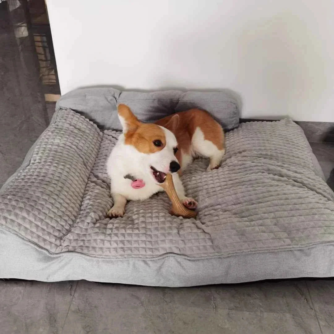 Human Size Dog Bed – Large Cooling Mattress Sofa for Adults and Pets