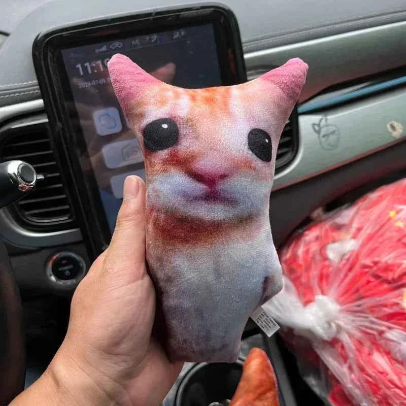 Hot El Gato Cat Meme Plush Doll (7.9/15.7 in) - Cute Simulation Stuffed Animal Collectible