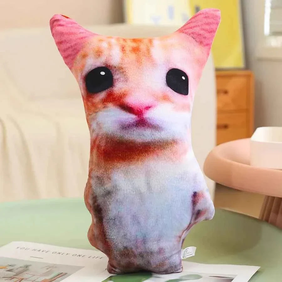 Hot El Gato Cat Meme Plush Doll (7.9/15.7 in) - Cute Simulation Stuffed Animal Collectible