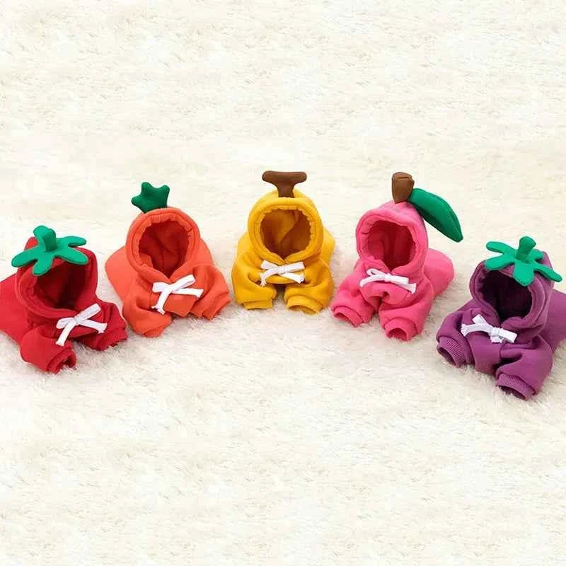 Cute Fruit Pet Hoodie Sweater – Warm Costume for Cats and Small Dogs
