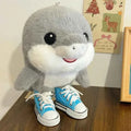 Viral Brainrot Shark Plush Doll (9.1 in) - Shoe-Wearing Telalaero Stuffed Toy Gift