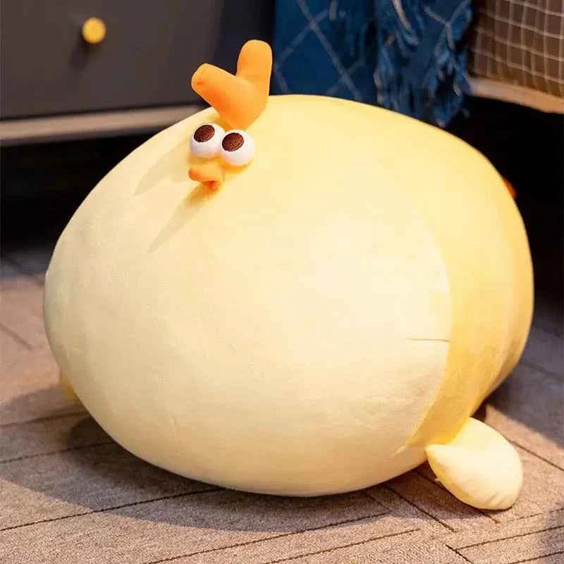 Squishy Yellow Chick Plush Doll (11.8-27.6 in) - Soft Chicken Elastic Pillow Gift