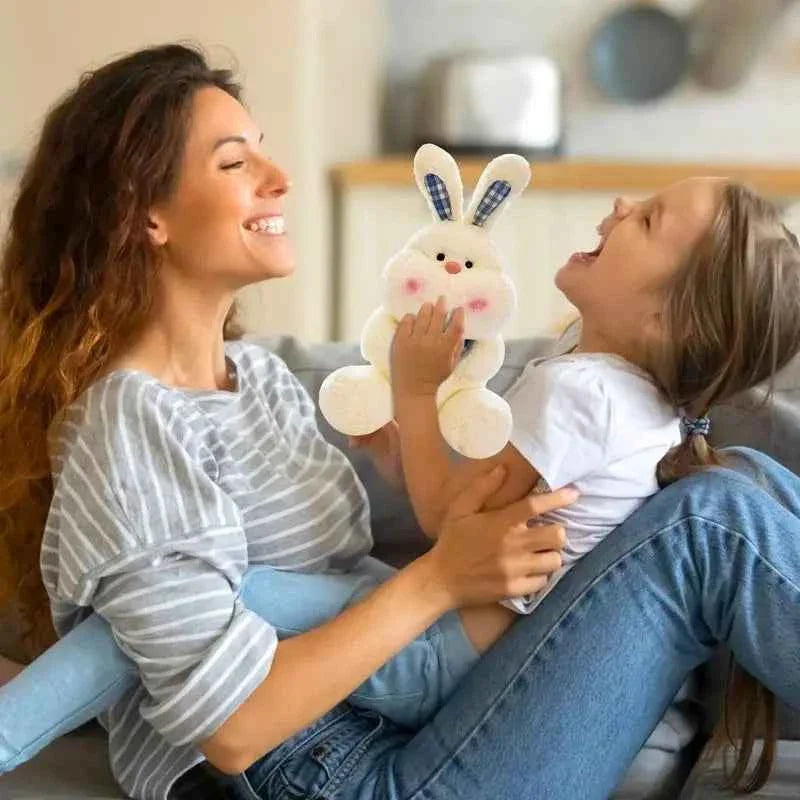 Cute Rabbit Doll Plush Toy – 9 Inch Soft Stuffed Animal for Bedroom Decor