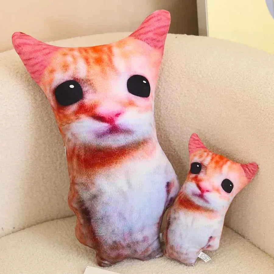 Hot El Gato Cat Meme Plush Doll (7.9/15.7 in) - Cute Simulation Stuffed Animal Collectible
