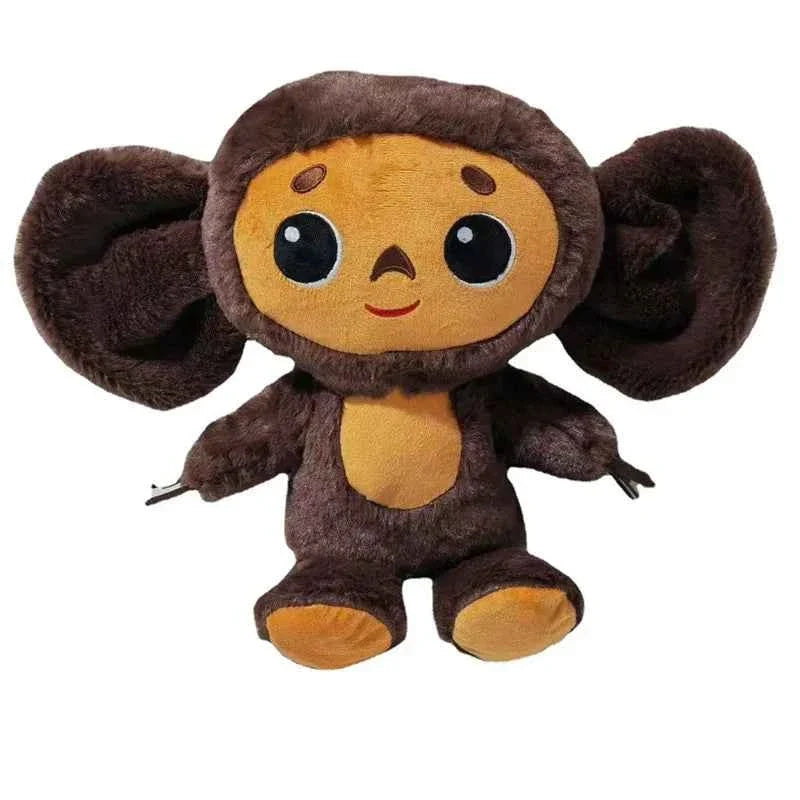 Cheburashka Plush Doll (7.1/9.1 in) - Big Eyes Russian Anime Stuffed Monkey Toy