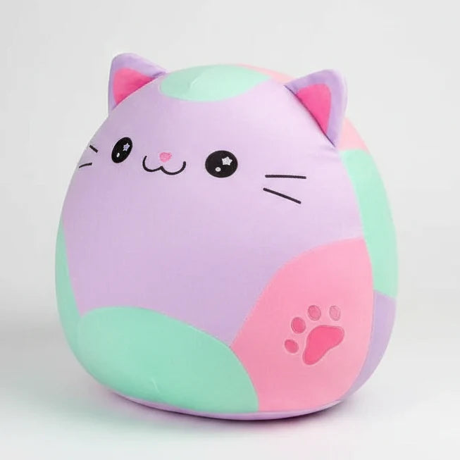 Cute Cartoon Cat Plush Pillow Set – 3pcs Soft Stuffed Dolls