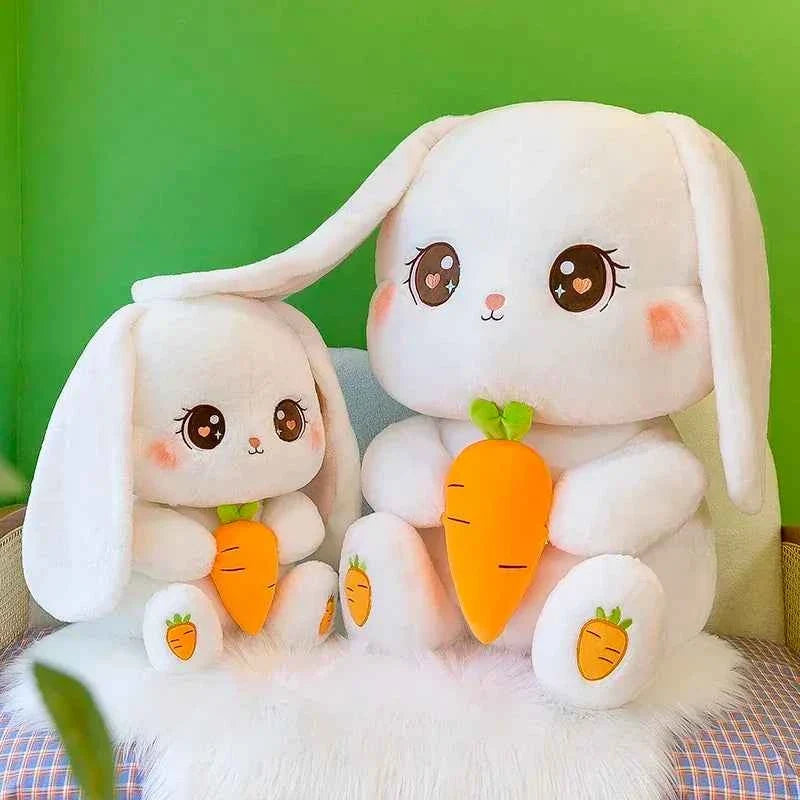 Kawaii Radish Rabbit Plush Doll (11.8-19.7 in) - Soft Stuffed Animal Sleeping Pillow Gift