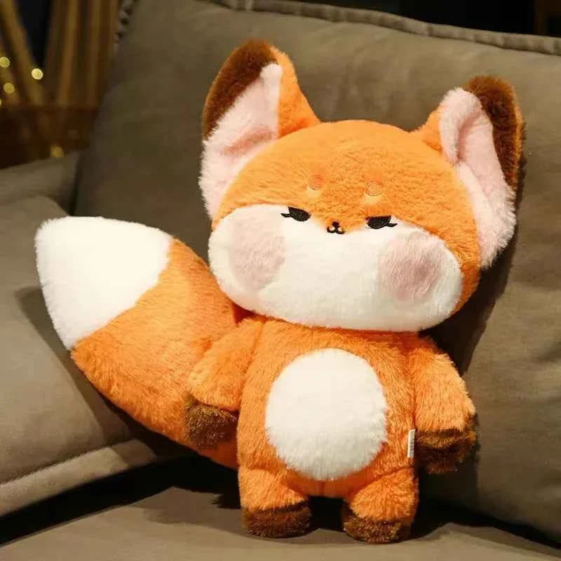 Cute Big-Tailed Fox Plush Toy (23.6/39.4 in) - Soft Stuffed Animal Pillow Gift