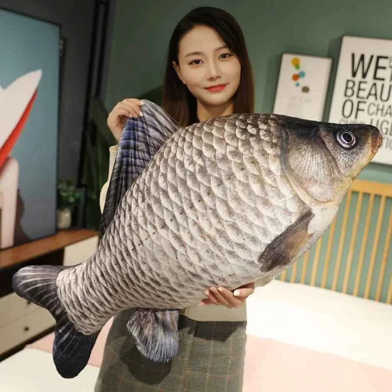 Giant Funny Carp Fish Plush Pillow (11.8-39.4 in) - Soft Simulation Sleep Cushion Gift