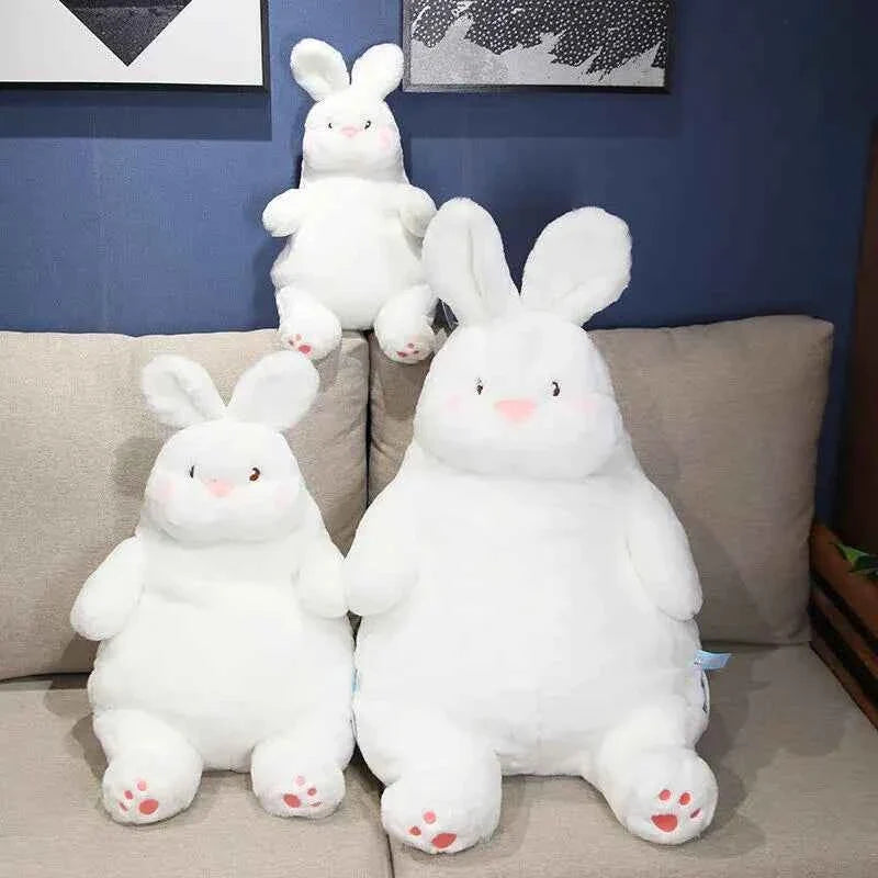 Big Lazy Rabbit Plush Doll (15.7-31.5 in) - Soft White Bunny Sleep Pillow Cushion