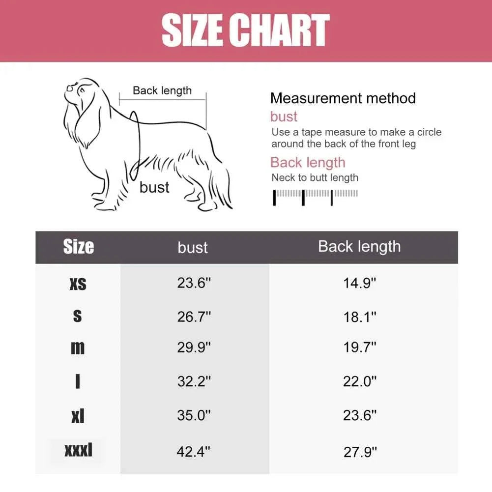 Fleece Dog Jumpsuit Pajamas – Warm Pet Overalls for Small to Large Dogs