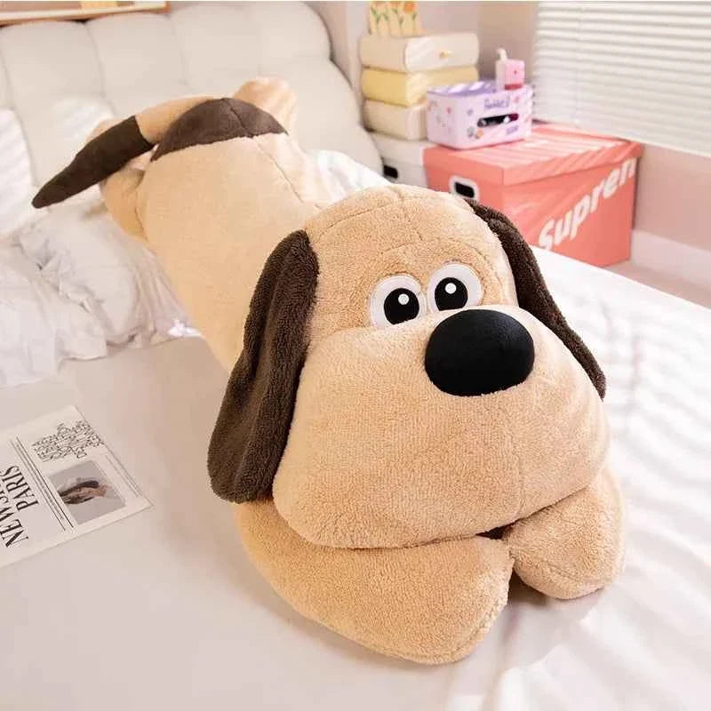Giant Soft Long Dog Plush Pillow (31.5/39.4 in) - Cartoon Puppy Cushion Gift