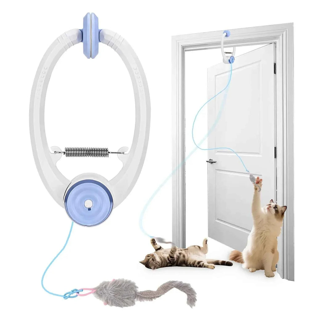 Electric Door Hanging Cat Toy – USB Rechargeable Interactive Teaser