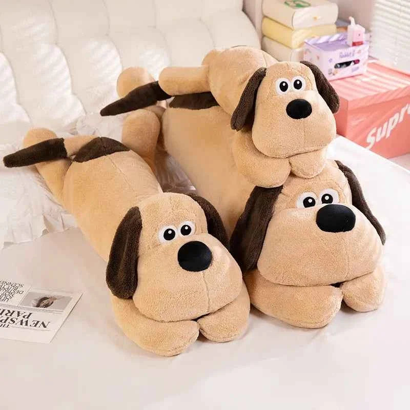 Giant Soft Long Dog Plush Pillow (31.5/39.4 in) - Cartoon Puppy Cushion Gift