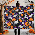 Knit Throw Blanket – Soft 3 lb Cartoon Pattern for Cozy Relaxation