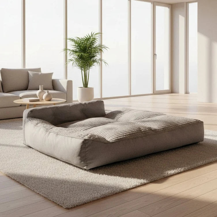 Human Size Dog Bed – Large Cooling Mattress Sofa for Adults and Pets