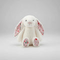 Soft Floral Ears Bonnie Rabbit Plush Toy - Cute Bunny Stuffed Doll for Kids Birthday Gift