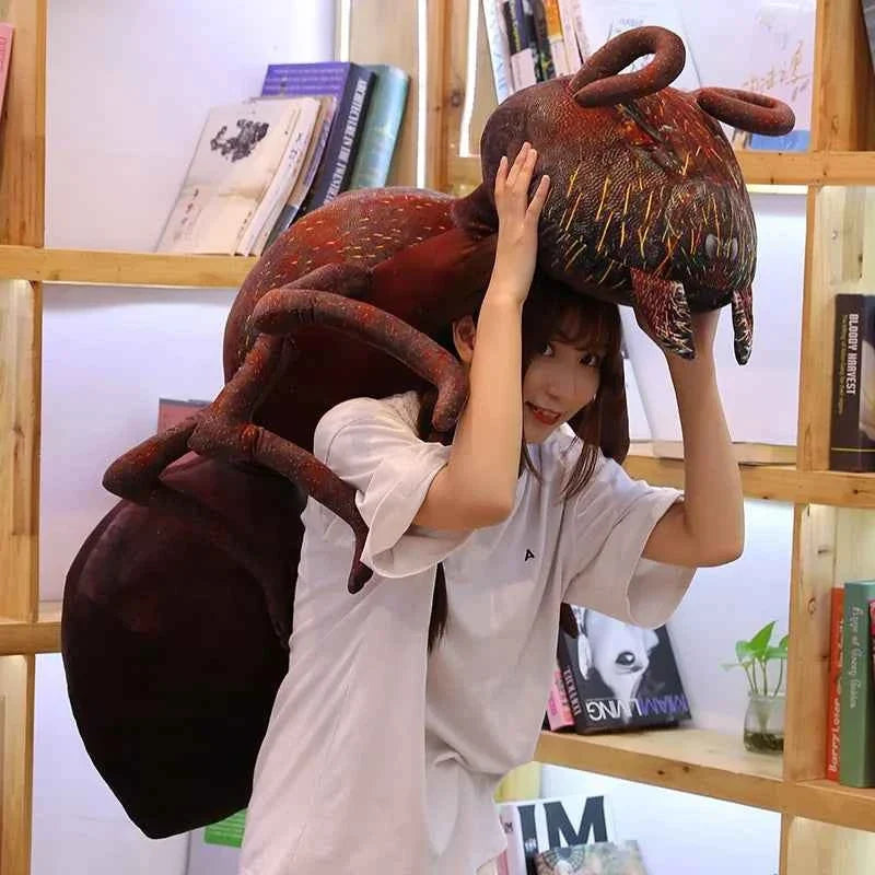 Giant Lifelike Ant Plush Toy (18.1-39.4 in) - Soft Stuffed Insect Animal Pillow Gift
