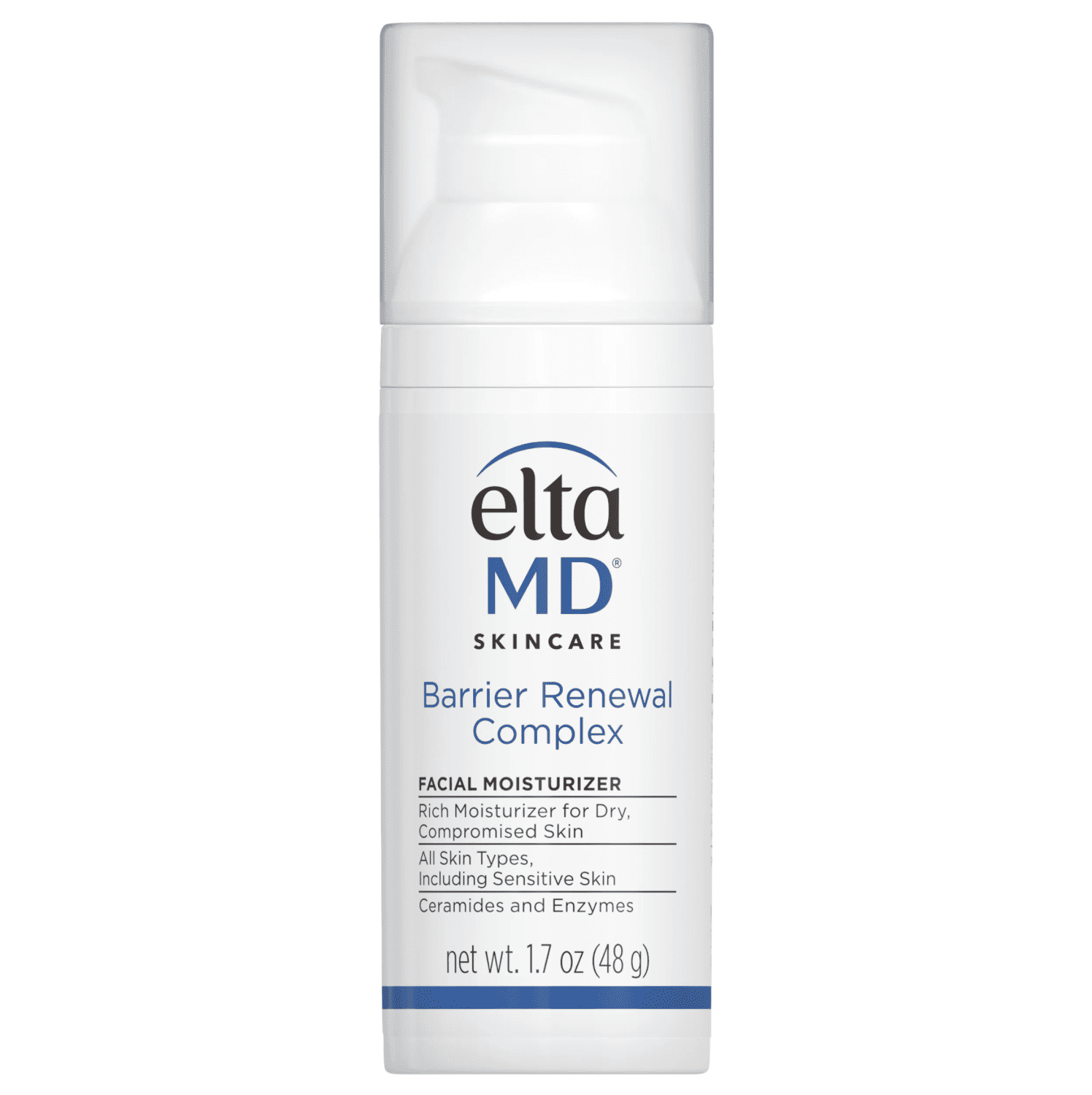 EltaMD Barrier Renewal Complex facial moisturizer, 1.7 oz bottle with pump lid