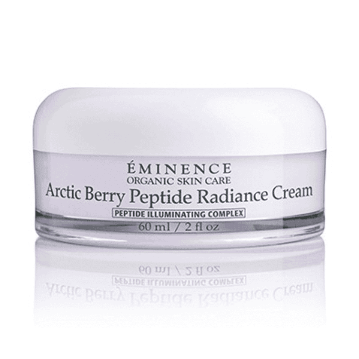 EMINENCE Radiance Cream jar with white lid and silver band