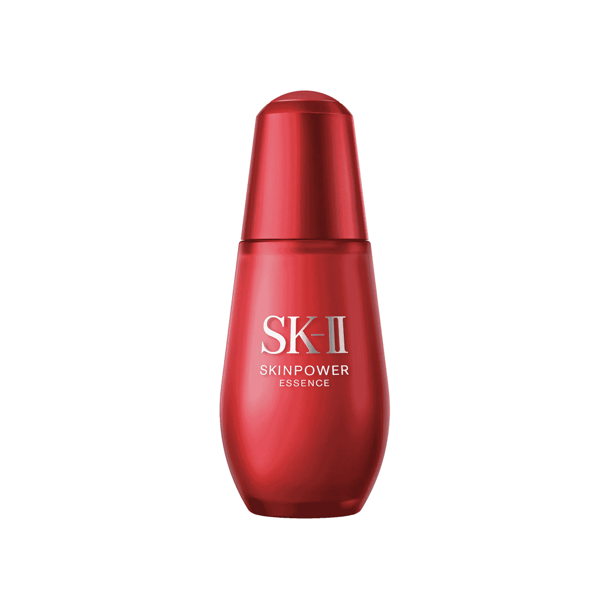 SK-II Skinpower essence serum bottle, red cylindrical cap