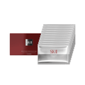 SK-II brightening face mask 10-pack, silver foil sachets and box