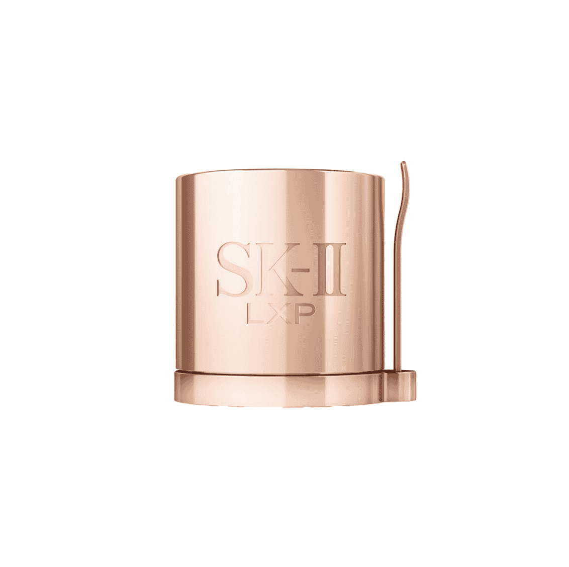 SK-II LXP Ultimate Revival Cream jar with rose-gold cap and applicator stick