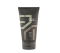 Aveda Men firm hold hair gel tube, dark gray squeeze bottle with ribbed cap