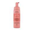 Aveda Nutri Plenish styling treatment foam bottle, pink pump dispenser.