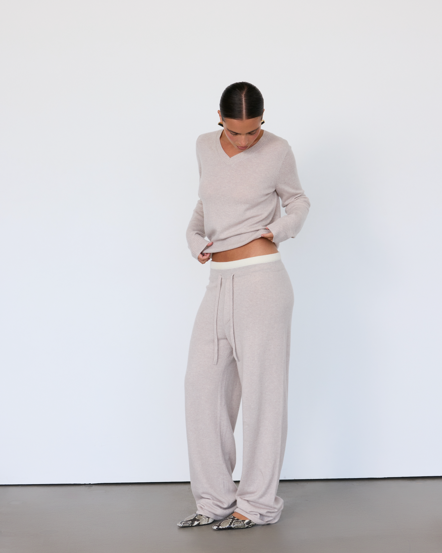 Tove Layered Cashmere Pant