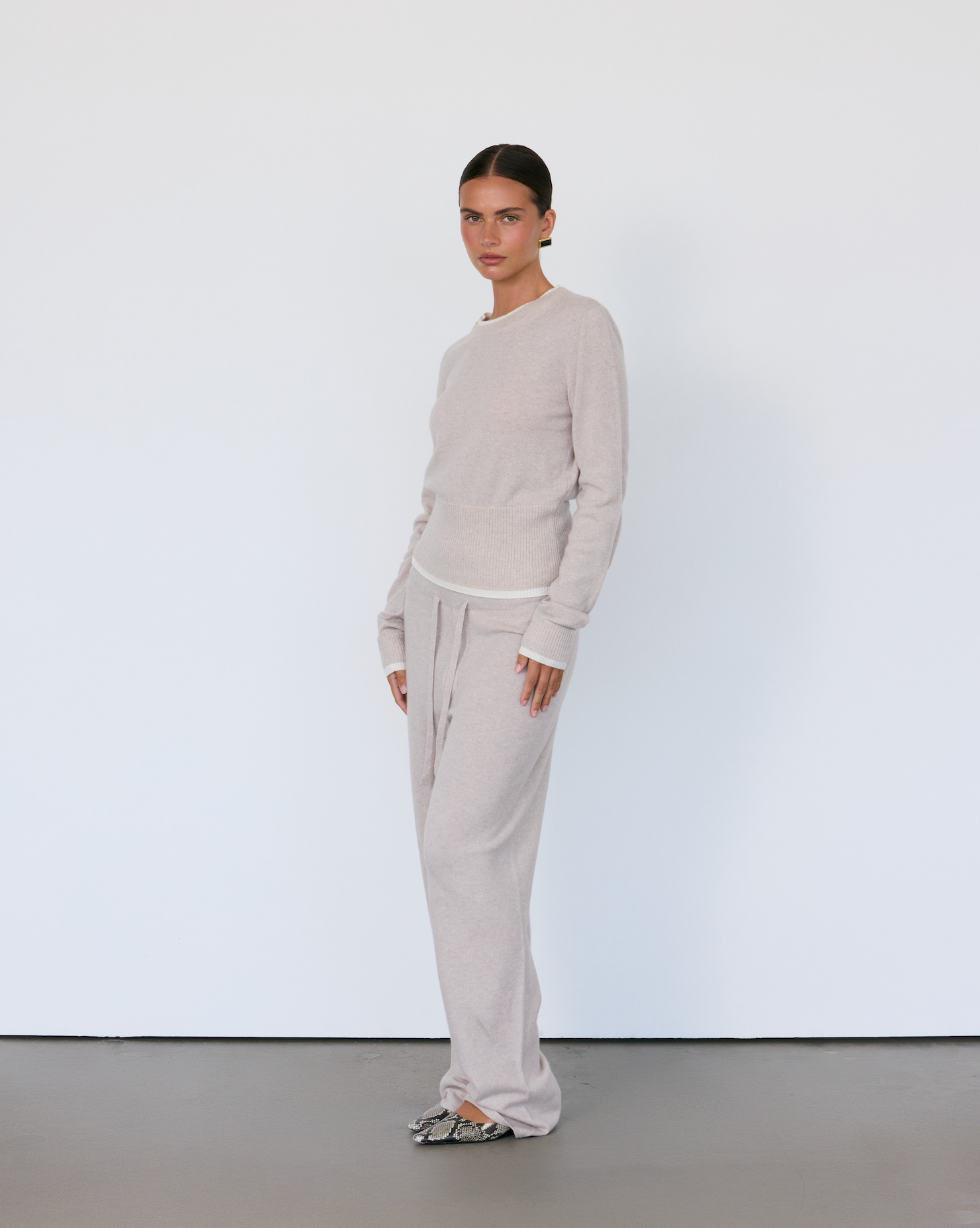 Tove Layered Cashmere Crewneck