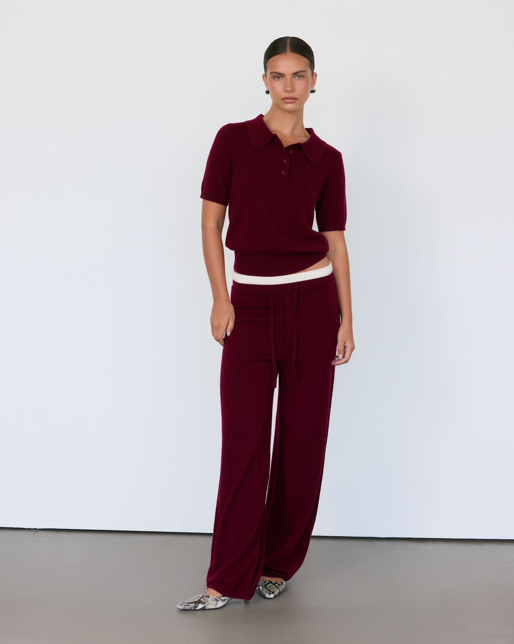 Tove Short Sleeve Cashmere Polo