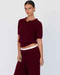 Tove Short Sleeve Cashmere Polo