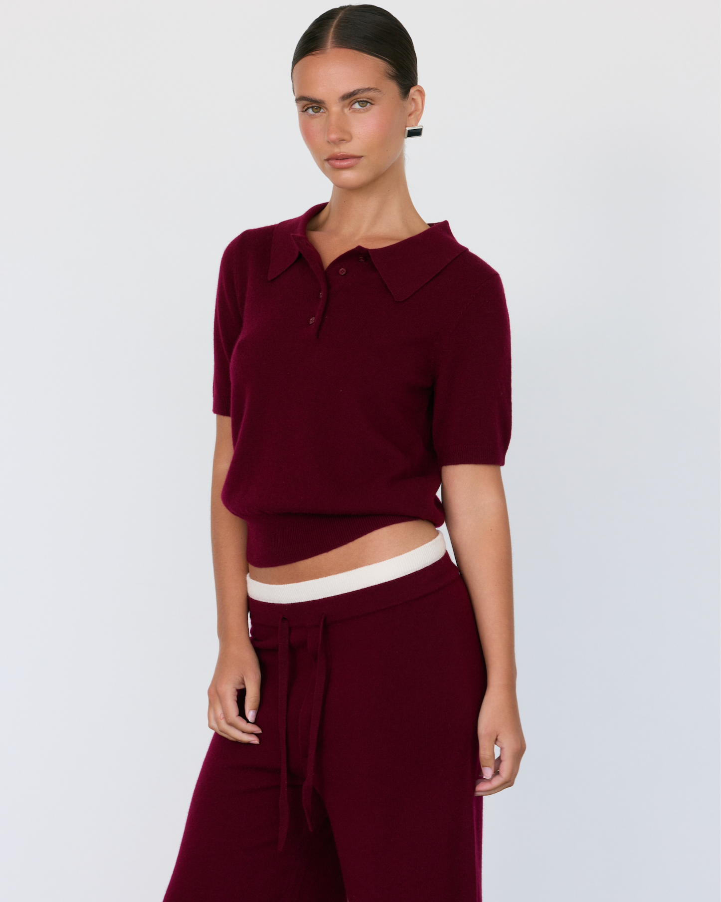 Tove Short Sleeve Cashmere Polo