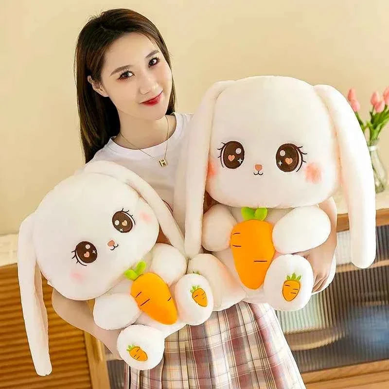 Kawaii Radish Rabbit Plush Doll (11.8-19.7 in) - Soft Stuffed Animal Sleeping Pillow Gift